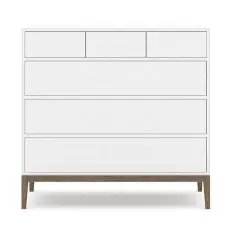 Edge 2.0 6 l&aring;dor Burned Walnut White | Englesson | Bonus M&ouml;bler