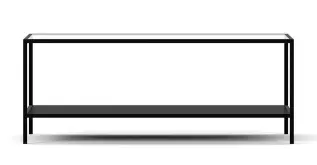 2000 Metall 124X64 cm Black | Englesson | Bonus M&ouml;bler