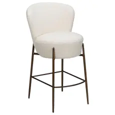 Orbit L&aring;g Boucl&eacute;tyg rPES Dove / Antique Brass - Dan-Form - Bonus M&ouml;bler