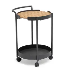 Lindeby Antracitgr&aring; / Teak - Hillerstorp - Bonus M&ouml;bler