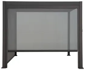 Utsikt l&aring;ngsida 400 cm Antracit - Brafab - Bonus M&ouml;bler