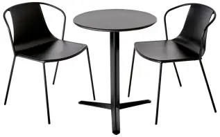 Arket &Oslash;60, H74 cm och Kasia Stolar Black - Brafab - Bonus M&ouml;bler