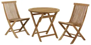 Turin &Oslash;80 cm Teak - Brafab - Bonus M&ouml;bler