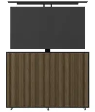 Line Slim 55 tum Burned Walnut Black | Englesson | Bonus M&ouml;bler