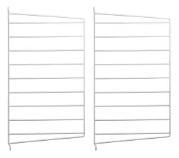 String V&auml;ggavlar 50X30 cm 2-pack Vit | String | Bonus M&ouml;bler