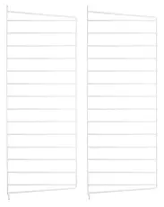 String V&auml;ggavlar 75X30 cm 2-pack Vit | String | Bonus M&ouml;bler