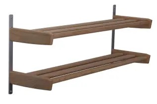 Meja V&auml;gg 90 cm 2 Plan Oljad Ek - Oscarssons M&ouml;bel - Bonus M&ouml;bler
