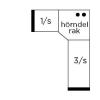 Hörnsoffa 1h3 / 3h1