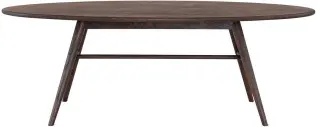 L&ouml;derup Ellips 140X70 cm R&ouml;koljad ek - Torkelson - Bonus M&ouml;bler