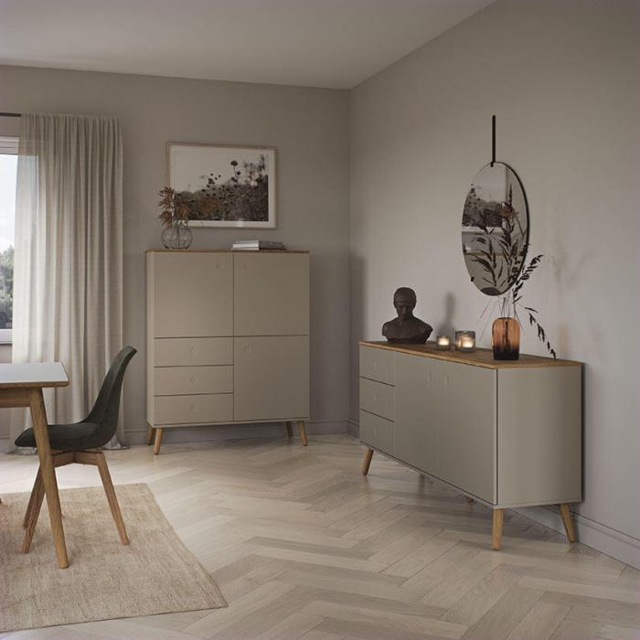 Bild 6, Dot 2D + 3L Taupe - Utgått - Bonus Möbler