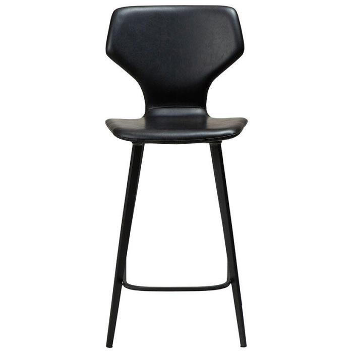 Bild 2, S.I.T Låg Konstläder Vintage, svarta ben Black - Dan-Form - Bonus Möbler