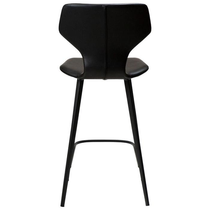 Bild 4, S.I.T Låg Konstläder Vintage, svarta ben Black - Dan-Form - Bonus Möbler