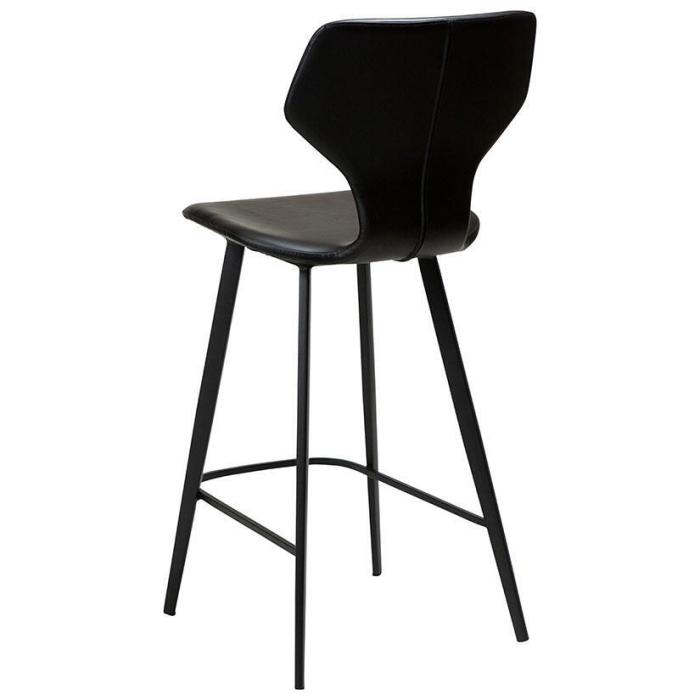 Bild 5, S.I.T Låg Konstläder Vintage, svarta ben Black - Dan-Form - Bonus Möbler