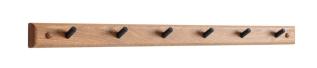 Lily 80 cm 6 krokar Lackad Ek - Oscarssons M&ouml;bel - Bonus M&ouml;bler