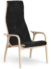 Lamino Lackad Bok F&aring;rskinn Black - Swedese - Bonus M&ouml;bler