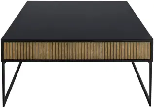 Line 100X100 cm Burned Walnut Black - Englesson - Bonus M&ouml;bler