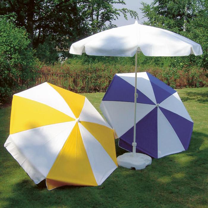 Bild 2, PVC-Parasoll Ø180 cm Blåvit - Fritab - Bonus Möbler