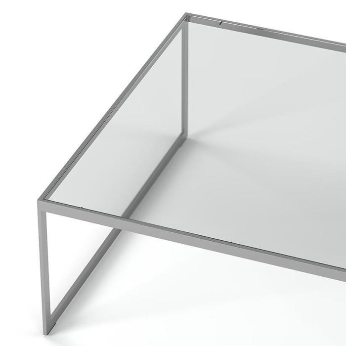 Bild 4, Square 2000 102X102 cm Silvergrå Glas - Englesson - Bonus Möbler