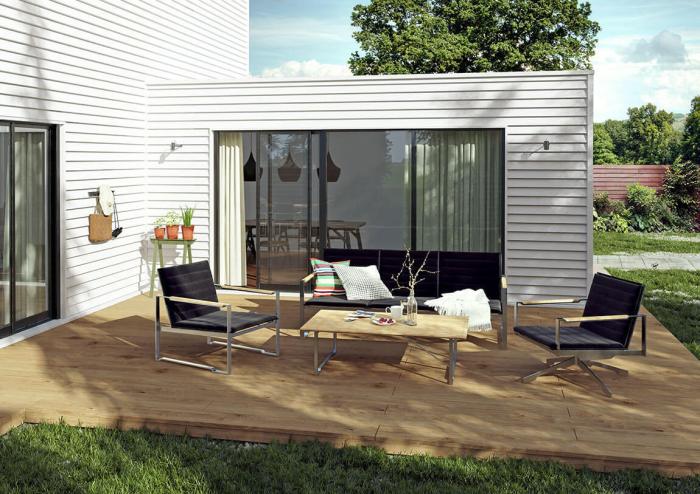 Bild 10, Gotland Rostfritt stål / Teak - Brafab - Bonus Möbler