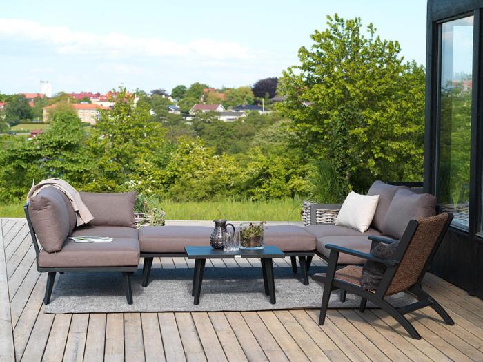Bild 3, Villac Svart Svart / Bistro Brown - Brafab - Bonus Möbler
