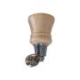 Howard Tr&auml;ben m. Hjul 14 cm Natural Oak / Chrome - Slasken - Bonus M&ouml;bler