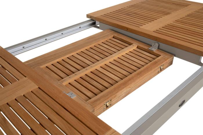 Bild 3, Lyon 152-210X92 cm Khaki / Teak - Brafab - Bonus Möbler