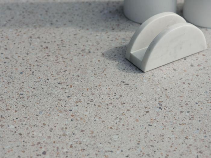 Bild 8, Hillmond HPL 166-226X100 cm Khaki / Beige terrazzo - Brafab - Bonus Möbler