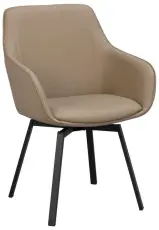 Alison Metallben / L&auml;der Beige l&auml;der - Rowico Home - Bonus M&ouml;bler