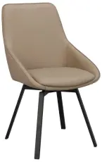 Alison Metallben / L&auml;der Beige l&auml;der - Rowico Home - Bonus M&ouml;bler