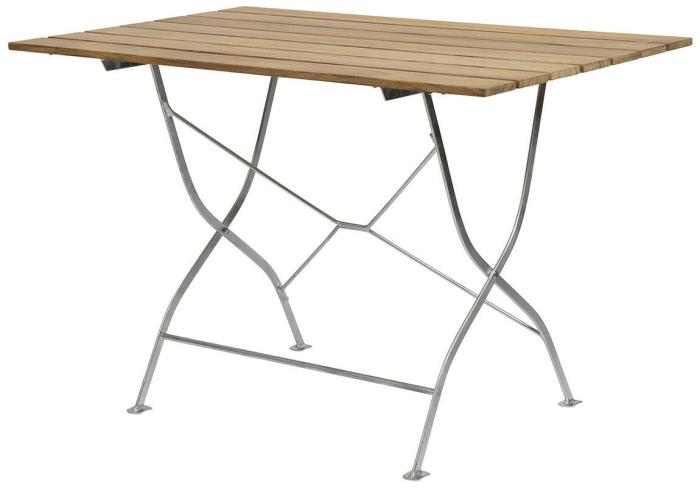 Bild 2, Bryggerigrupp 3 Obehandlad Teak / Varmförzinkat Stativ - Grythyttan Stålmöbler - Bonus Möbler