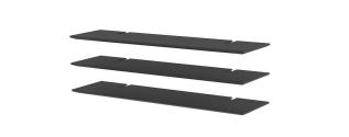 Bridge hyllplan 99 cm Svart, 3-pack - Utg&aring;tt - Bonus M&ouml;bler