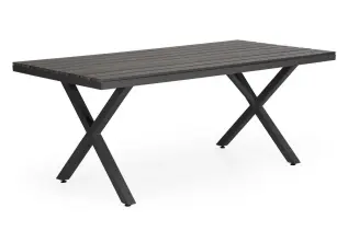 Leone Mattsvart / Gr&aring; 200X100 cm - Brafab - Bonus M&ouml;bler