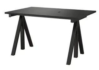 String Works Arbetsbord Svart 120 cm - String - Bonus M&ouml;bler