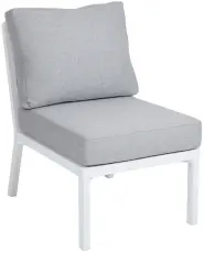 Samvaro H&ouml;g Mittdel Vit / Gr&aring; - Brafab - Bonus M&ouml;bler