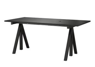 String Works Arbetsbord Svart 160 cm - String - Bonus M&ouml;bler