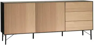 Edge kombination 3 Svart / Vitpigmenterad - Hammel Furniture - Bonus M&ouml;bler