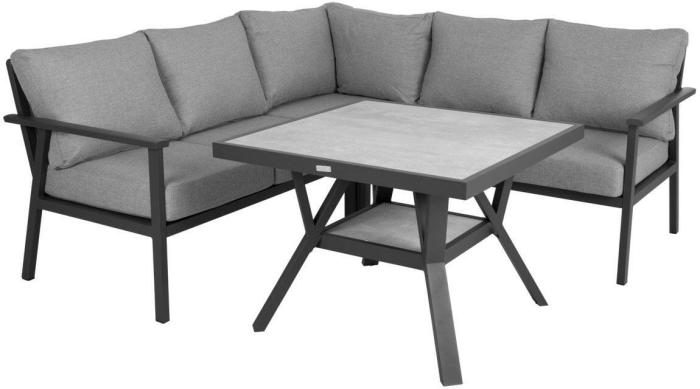 Bild 2, Samvaro Hög 90X90 cm Antracit / Grå - Brafab - Bonus Möbler