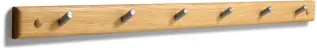 Meja 80 cm 6 krokar Lackad Ek - Oscarssons M&ouml;bel - Bonus M&ouml;bler