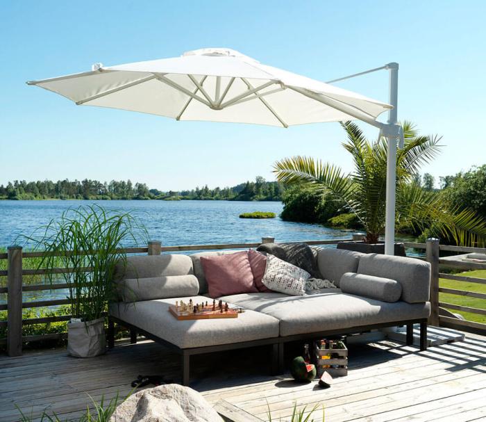 Bild 5, Linz Ø300 cm Antracit / Khaki - Brafab - Bonus Möbler