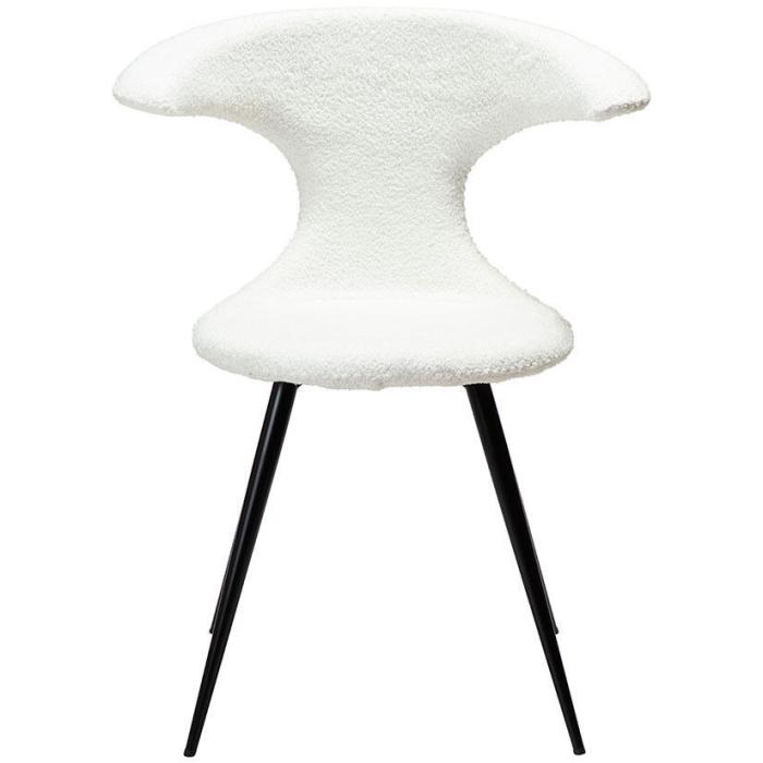 Bild 2, Flair Bouclétyg rPES / Runda Svart Snow - Dan-Form - Bonus Möbler