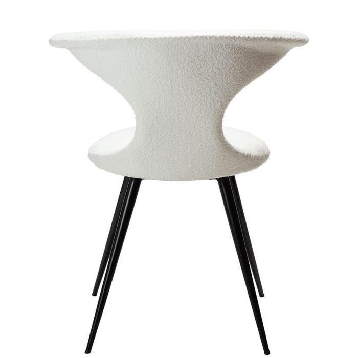 Bild 4, Flair Bouclétyg rPES / Runda Svart Snow - Dan-Form - Bonus Möbler