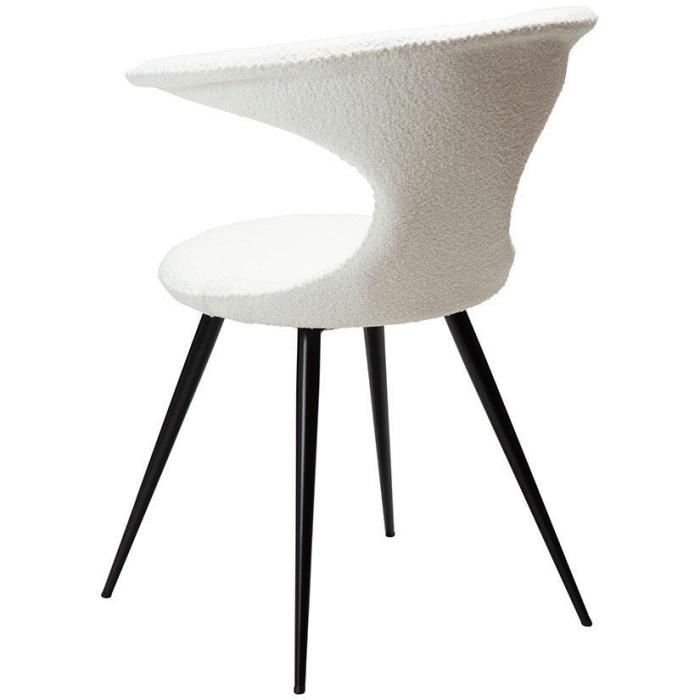 Bild 5, Flair Bouclétyg rPES / Runda Svart Snow - Dan-Form - Bonus Möbler