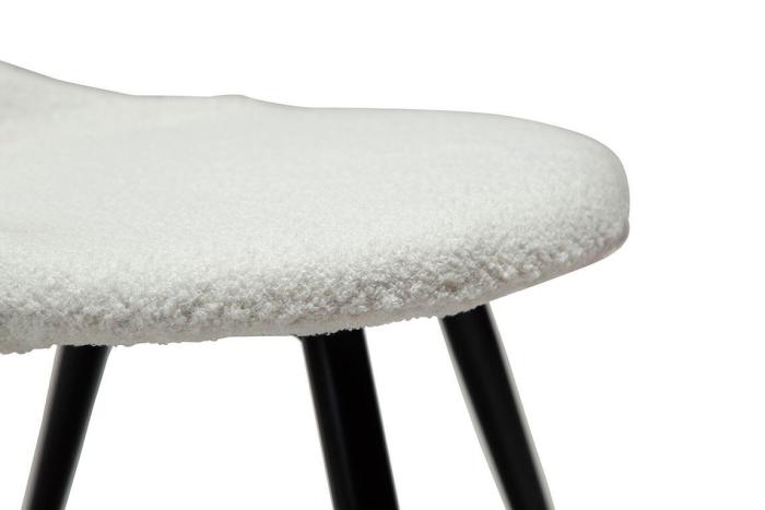 Bild 6, Flair Bouclétyg rPES / Runda Svart Snow - Dan-Form - Bonus Möbler