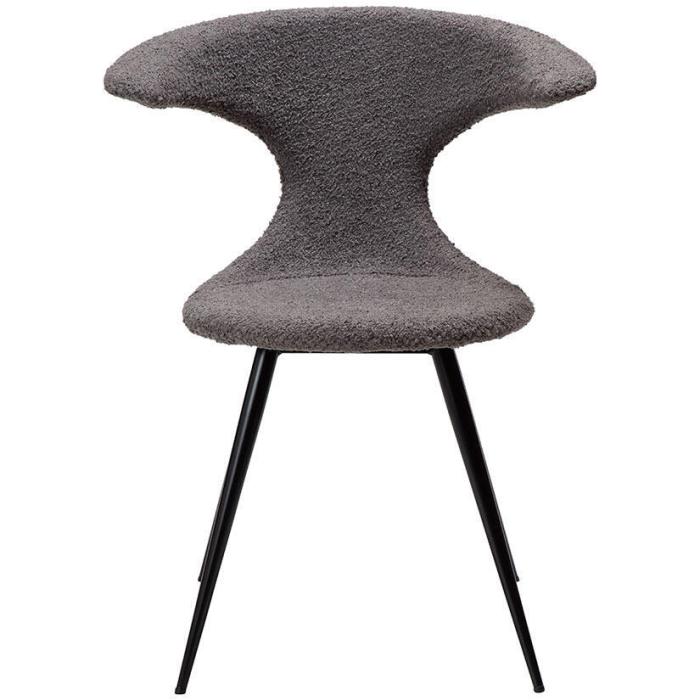 Bild 2, Flair Bouclétyg rPES / Runda Svart Stone - Dan-Form - Bonus Möbler
