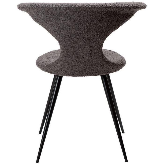 Bild 4, Flair Bouclétyg rPES / Runda Svart Stone - Dan-Form - Bonus Möbler