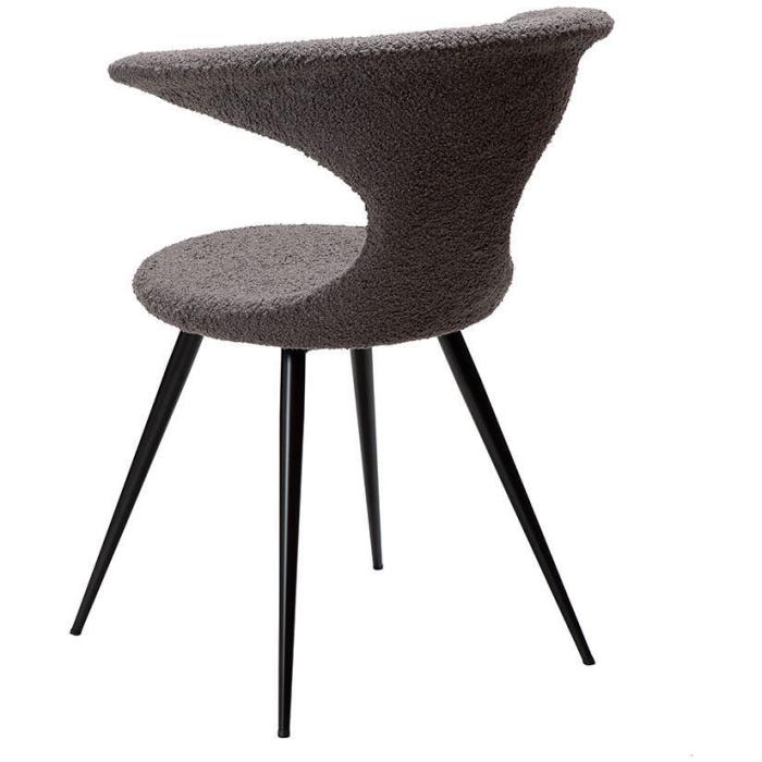 Bild 5, Flair Bouclétyg rPES / Runda Svart Stone - Dan-Form - Bonus Möbler
