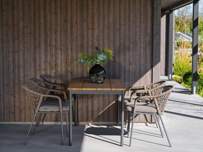 Bild 2, Nox Bistro 125X70 cm Bambu Antracit - Brafab - Bonus Möbler