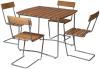 Obehandlad Teak / Varmförzinkat Stativ