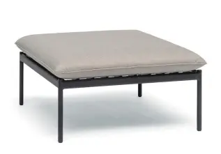 Bolms&ouml; Divan / Pall Svart / Gr&aring;beige - Hillerstorp - Bonus M&ouml;bler