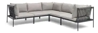 Bolms&ouml; Svart / Gr&aring;beige - Hillerstorp - Bonus M&ouml;bler